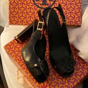 Tory Burch Kaden Glossy kid/ Veg Calf heels